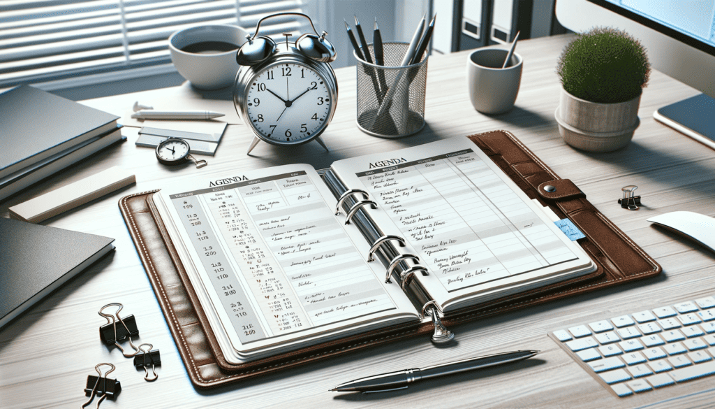 Organisez votre agenda pour une meilleure gestion du temps et de la productivité