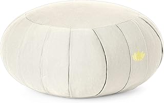 Lotuscrafts Zafu-Coussin de Meditation Zen 100% Coton Bio