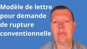 Modèle lettre pour demande rupture conventionnelle